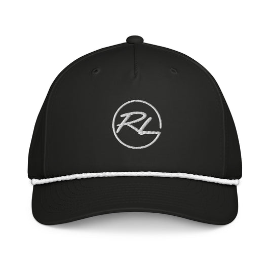 RIdgeline's rope hat with classic logo in black. 